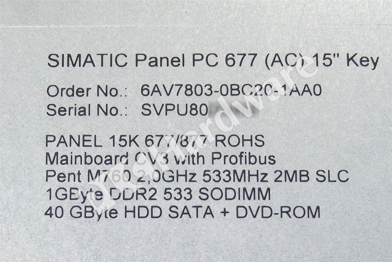 6AV7803-0BC20-1AA0 7