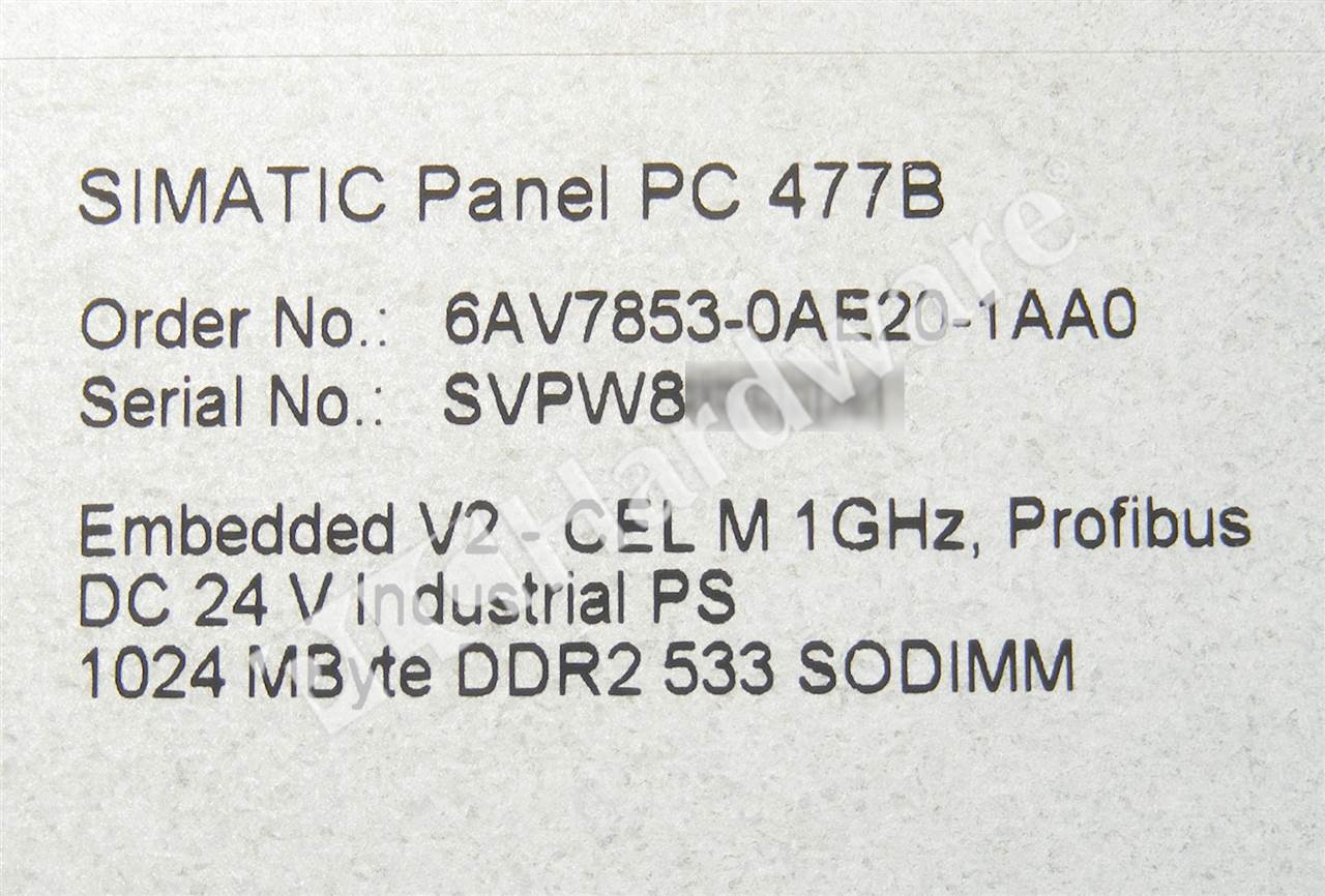 6AV7853-0AE20-1AA0 8