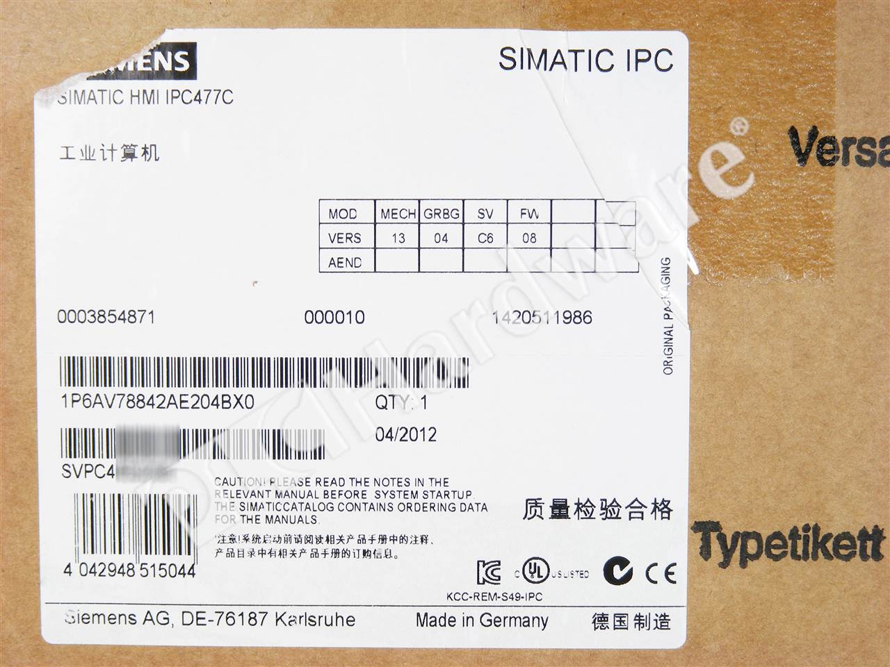 6AV7884-2AE20-4BX0 1