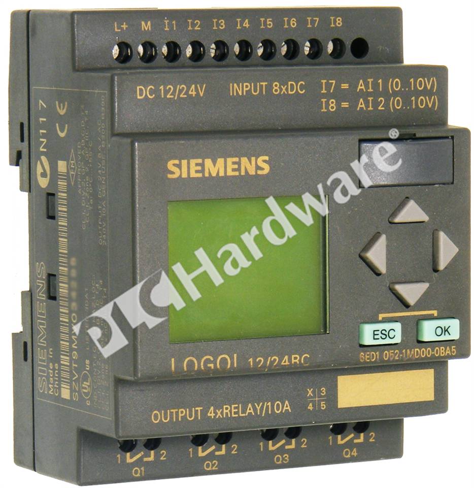 Logic Extension Module DC12/24V shu983 NEW 6ED1052-1MD00-0BA6 Siemens PLC LOGO 