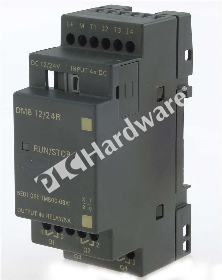 PLC Hardware: Siemens 6ED1055-1MB00-0BA1 LOGO! DM8 12/24R 