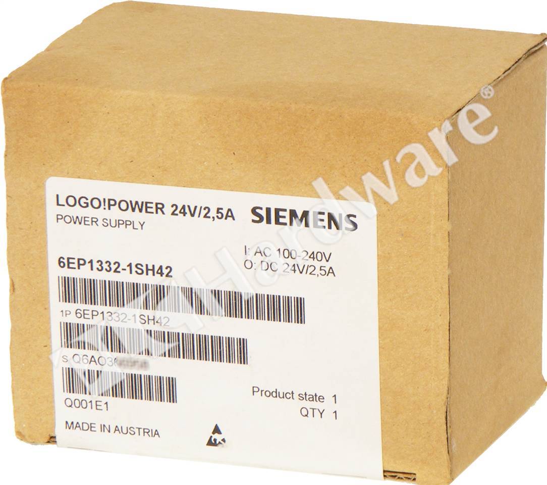 Siemens logo Power 6ep1332-1sh42 24v fuente de alimentación hutschiene 2,5a