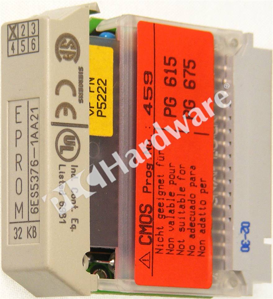 Sous-module Mémoire Siemens 6ES5376-1AA21 Simatic 64 Ko - New Old Stock Sous Scellé D'usine