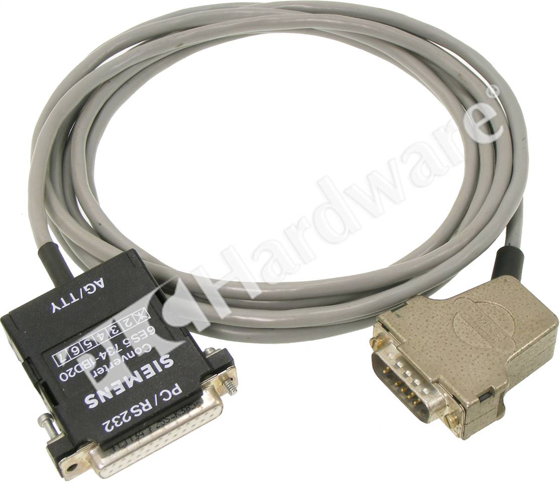 US PC-TTY 6ES5734-1BD20 DB9 To DB15 PLC Programming Cable For SIMATIC S5 Series 