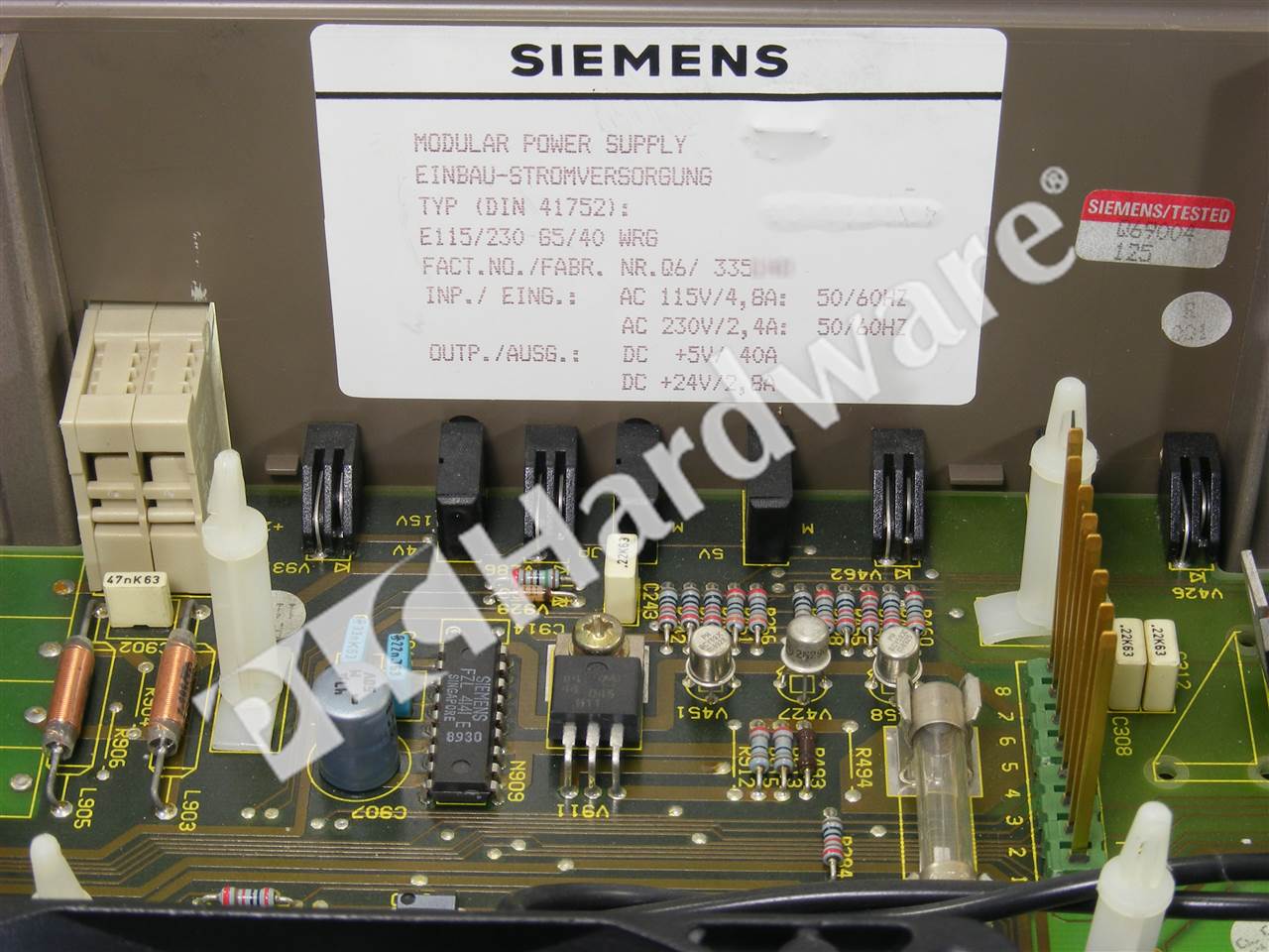 Alimentation Siemens 6ES5955-3LF12 Pour Automate S5 955 - Pièce D'occasion Fonctionnelle