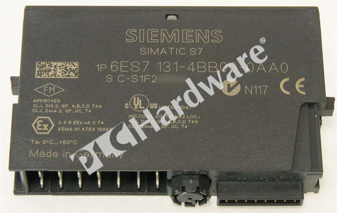 10 Pezzi Modulo Digitale Siemens Simatic S7 ET 200S, 6ES7131-4BB00-0AA0, Usato Con Basetta