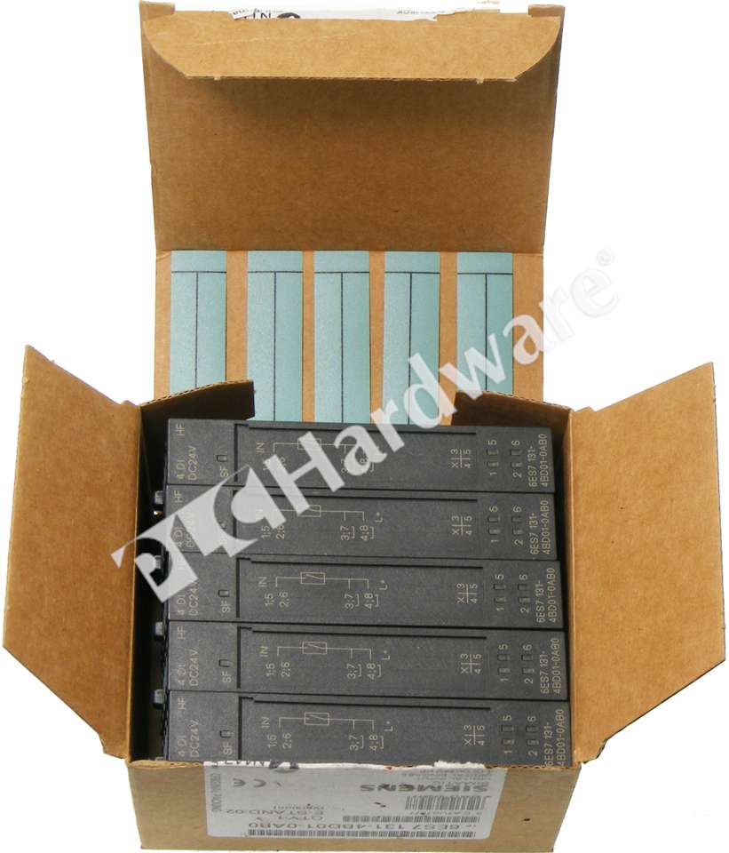 BULK PACK BUY 5 FOR BOX SIEMENS 1P 6ES7 131-4BD01-0AA0 C-H9NX8747 ET200S . 