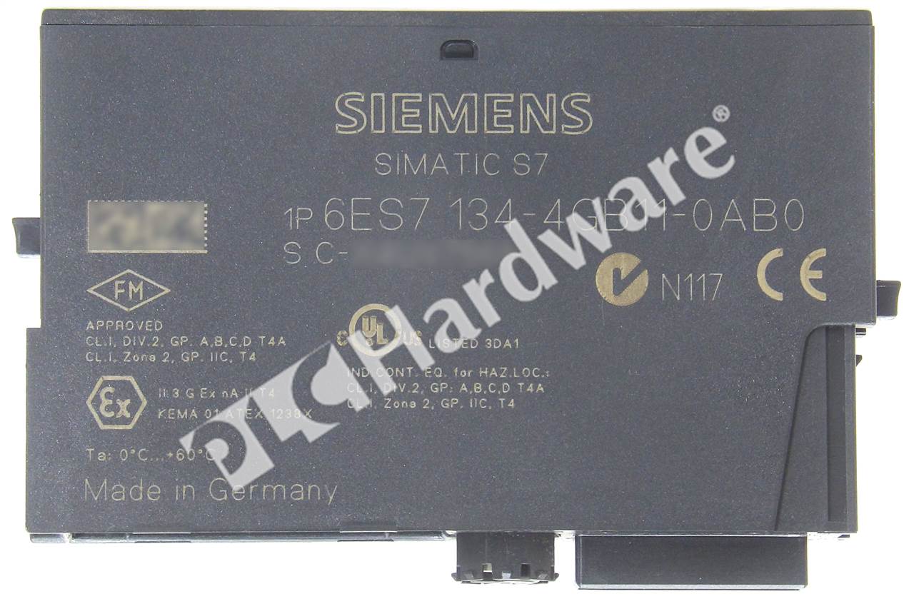New Siemens DP ELECTRONIC MODULE FOR ET200S 6ES7134-4GB11-0AB0 6ES71344GB110AB0