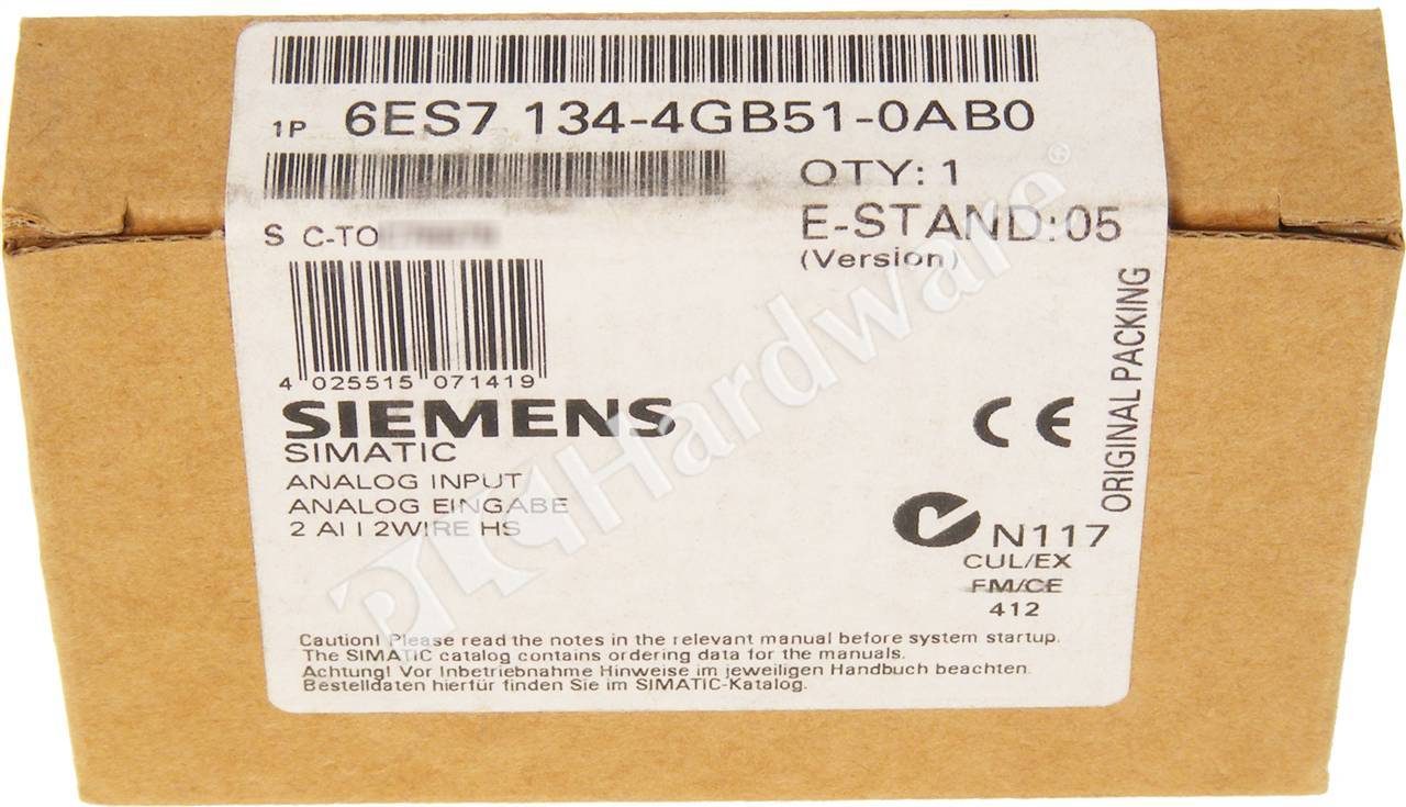 6ES7134-4GB51-0AB0 5