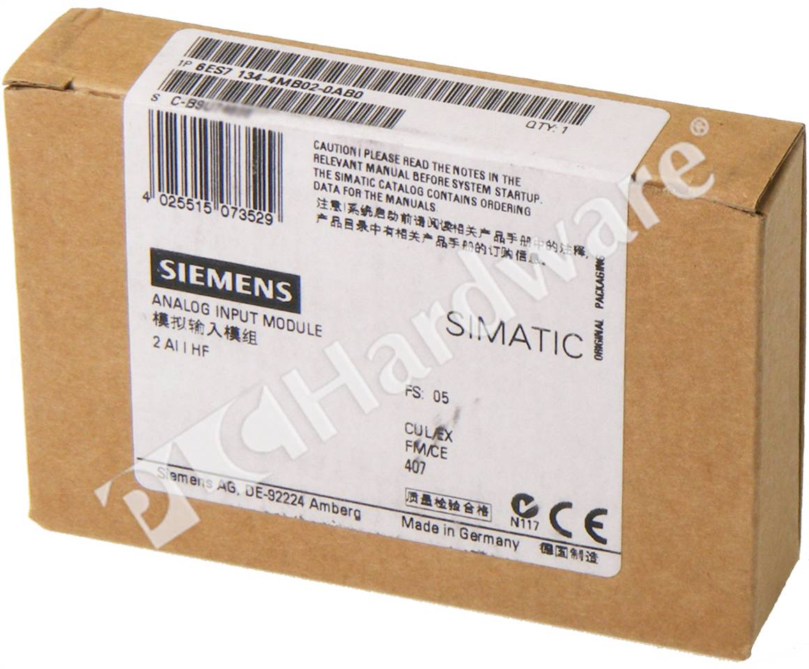 Details about   1PC Siemens 6ES7134-4MB02-0AB0 6ES7 134-4MB02-0AB0 New In Box Expedited Shipping 
