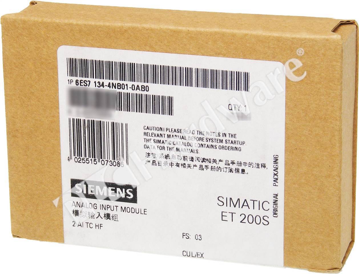 Siemens Simatic DP Electronics Module 6ES7 134-4NB01-0AB0 6ES7134-4NB01-0AB0 E3