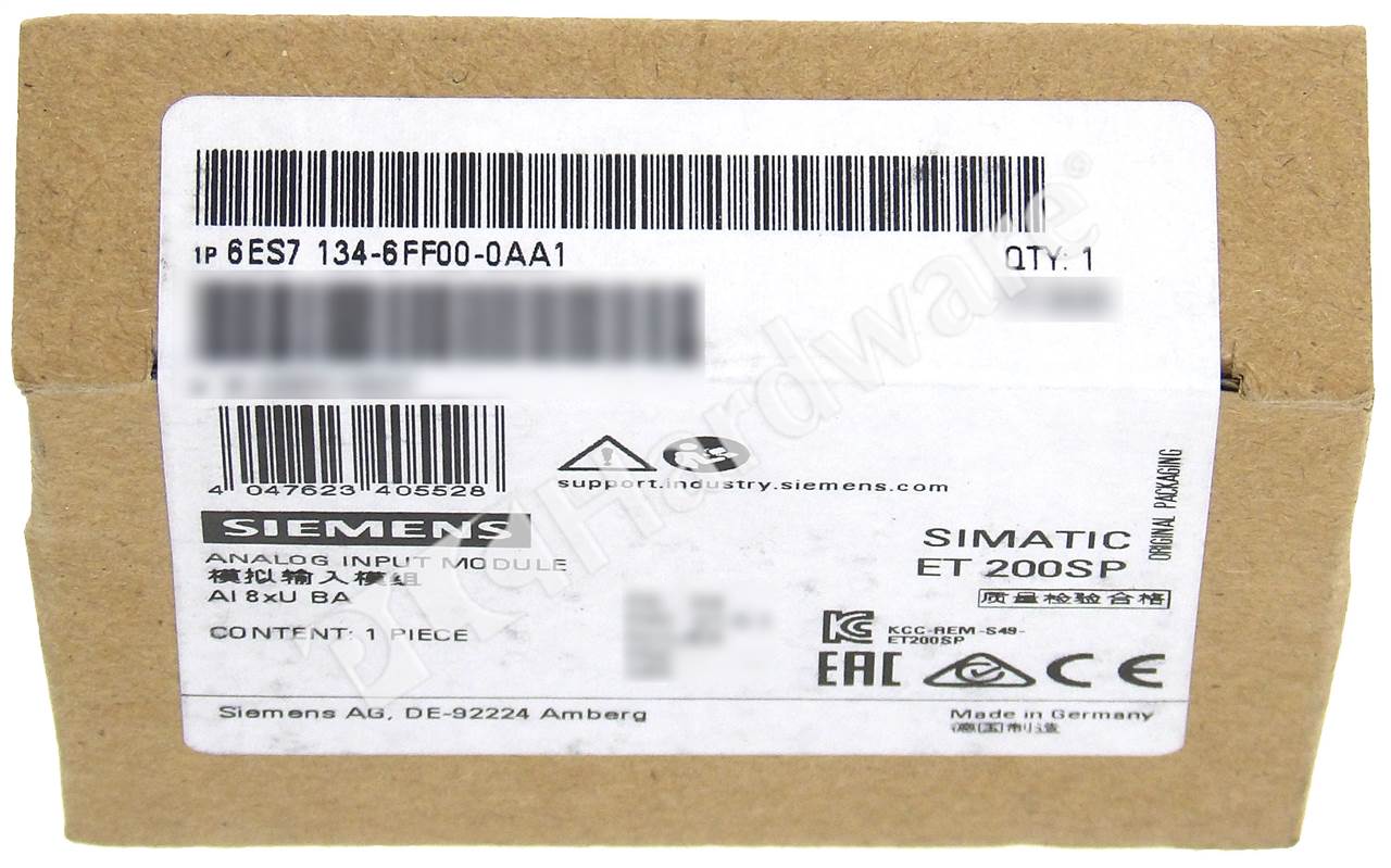 6ES7134-6FF00-0AA1 8