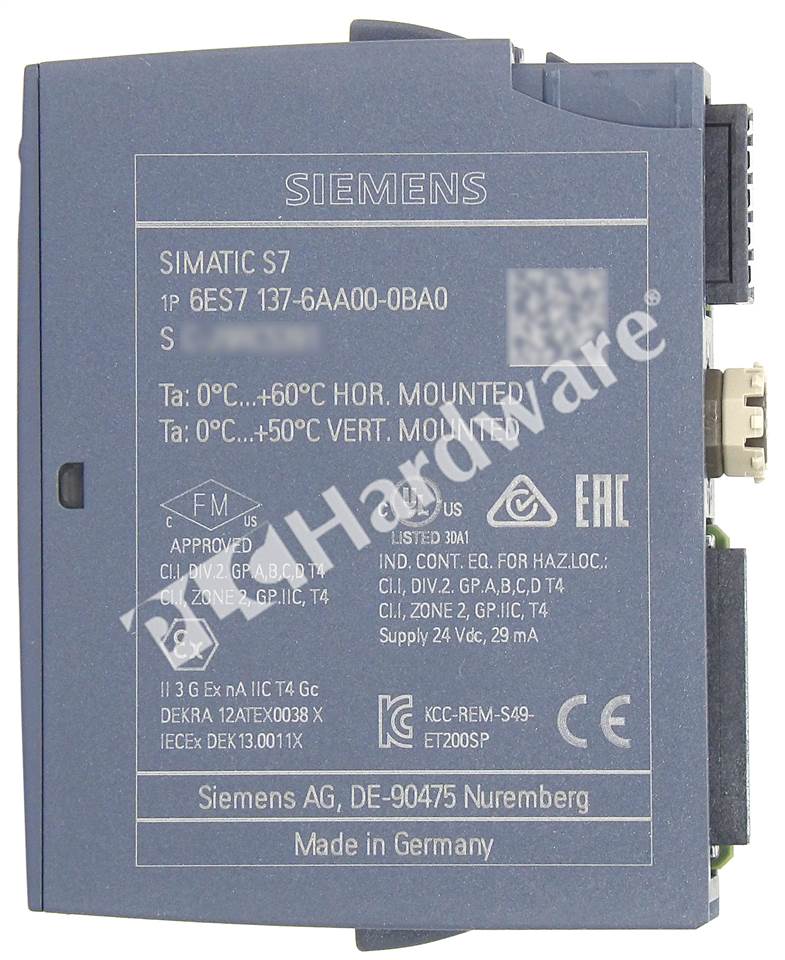 6ES7137-6AA00-0BA0 5