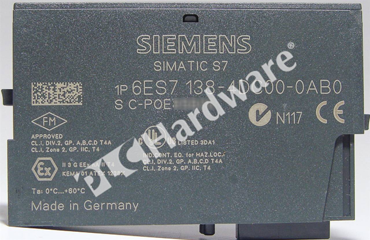 6ES7138-4DC00-0AB0 1