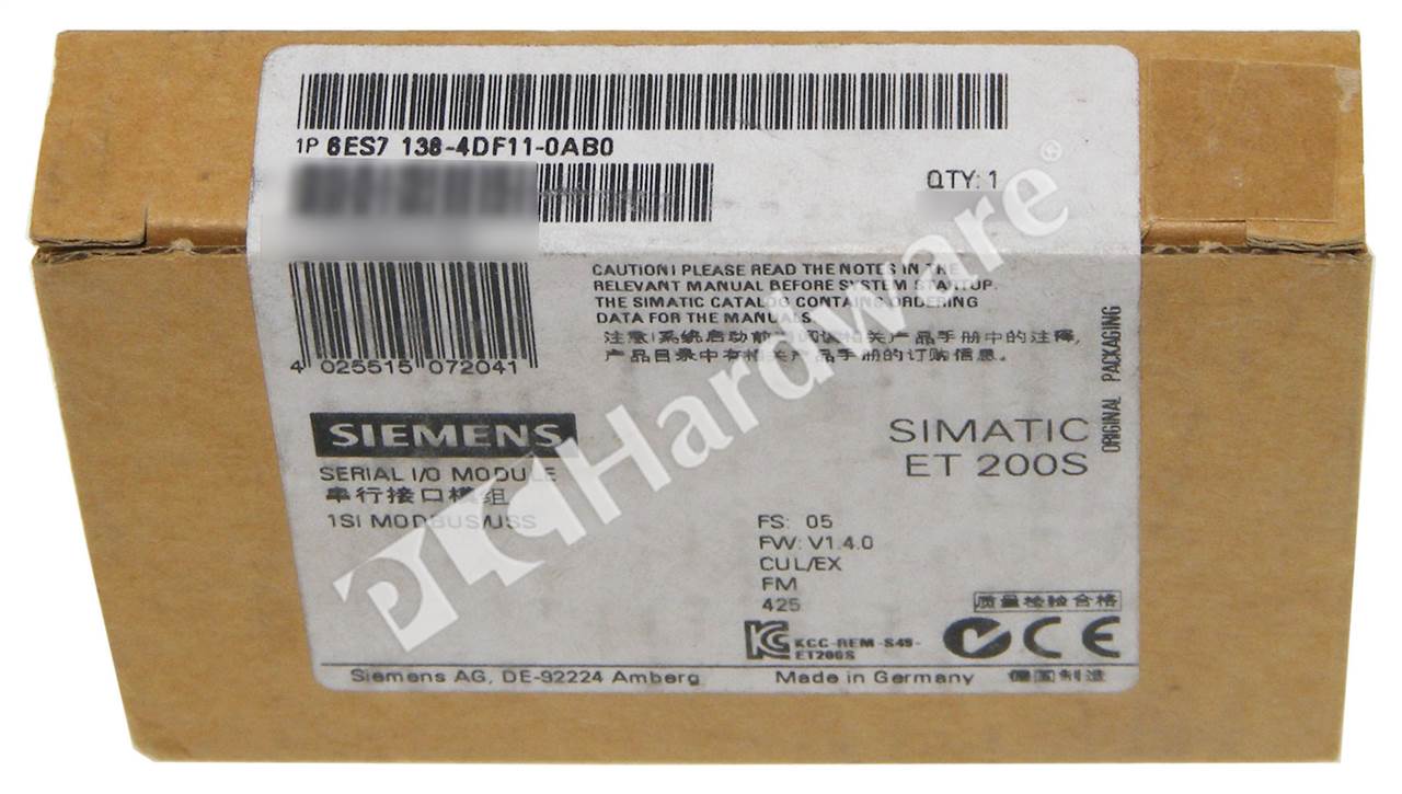 6ES7138-4DF11-0AB0 8