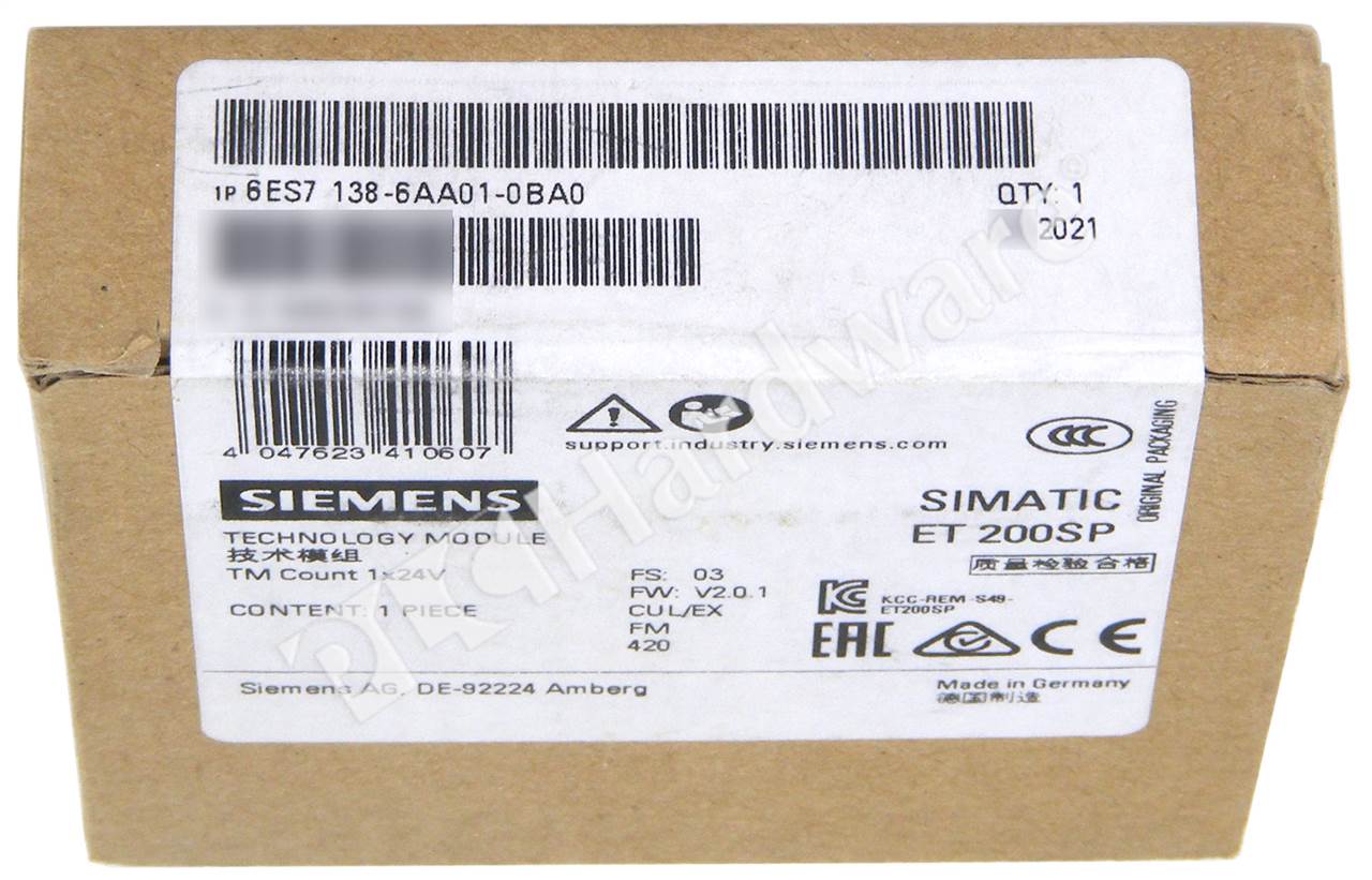 6ES7138-6AA01-0BA0 3