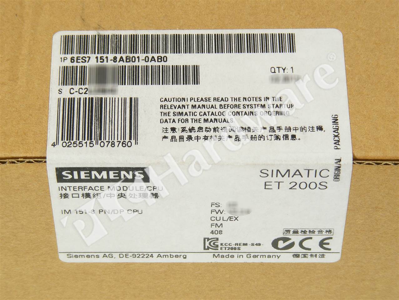 6ES7151-8AB01-0AB0 8