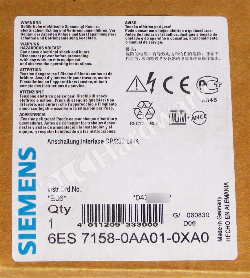 6ES7158-0AA01-0XA0 6