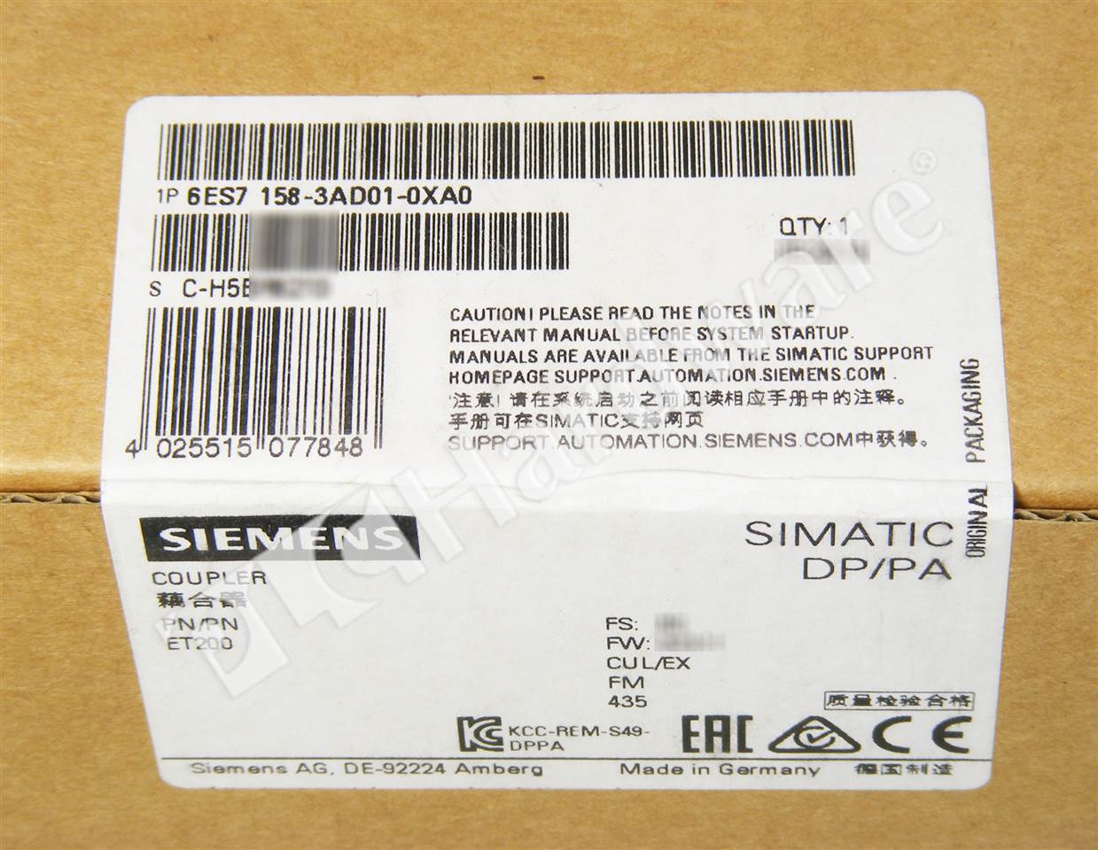 6ES7158-3AD01-0XA0 1