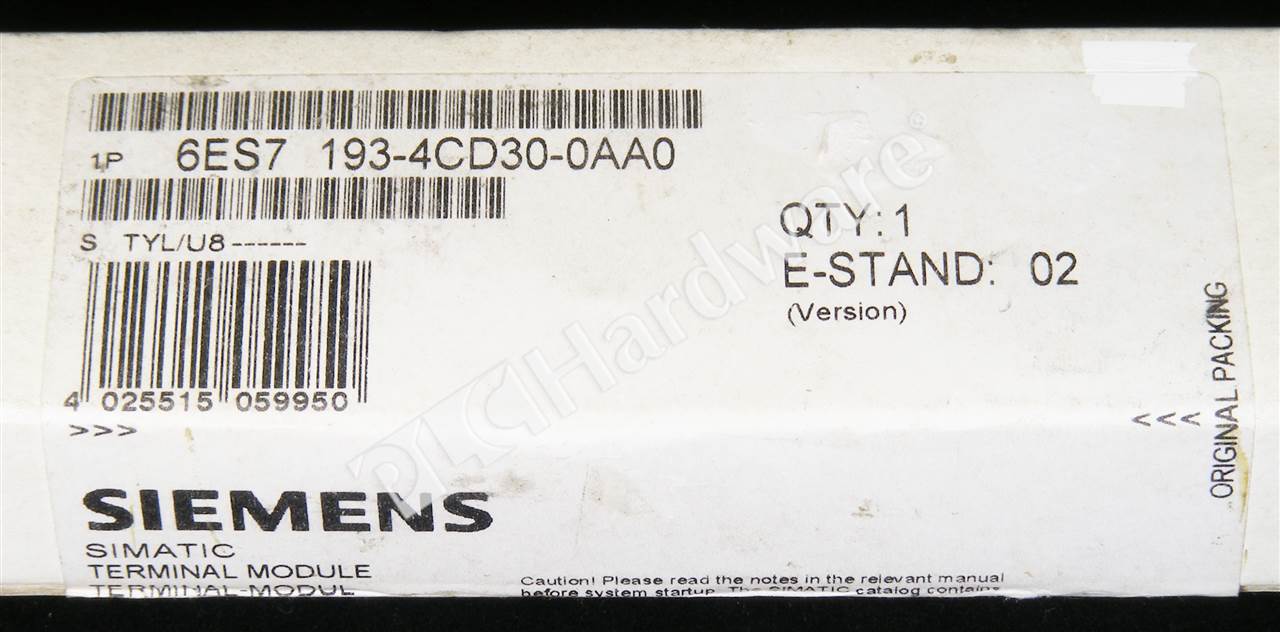 6ES7193-4CD30-0AA0 1