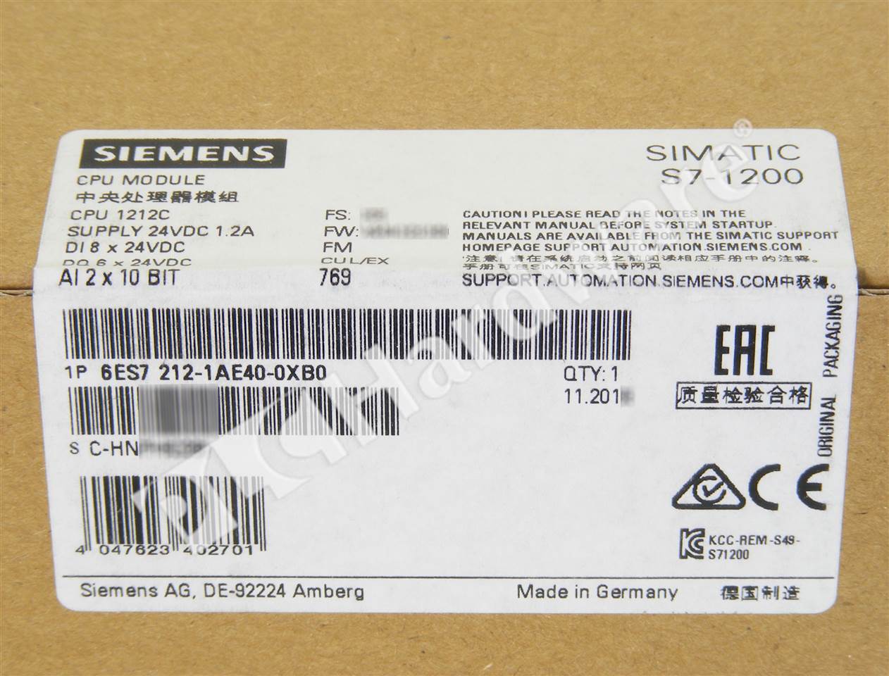 6ES7212-1AE40-0XB0 1