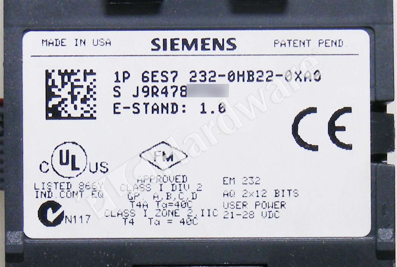 1 PC Used Siemens 6ES7232-0HD22-0XA0 PLC 6ES7 232-0HD22-0XA0 In Good Condition 