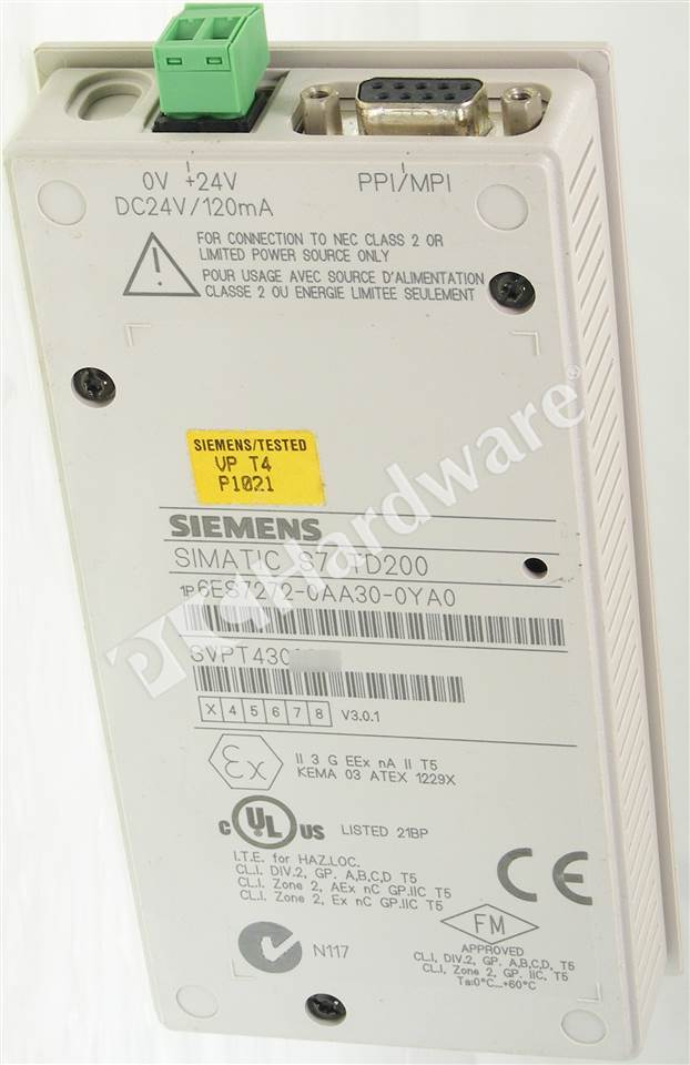 Siemens TD 200 6ES7 272-0AA30-0YA0 – Display Operatore Per SIMATIC S7-200