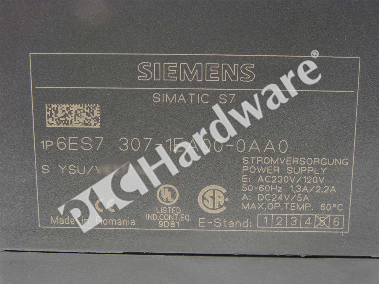 Alimentatore Siemens S7-300 6ES7 307-1EA80-0AA0 - Ricondizionato Dal Venditore - Negoziazione Prezzo!