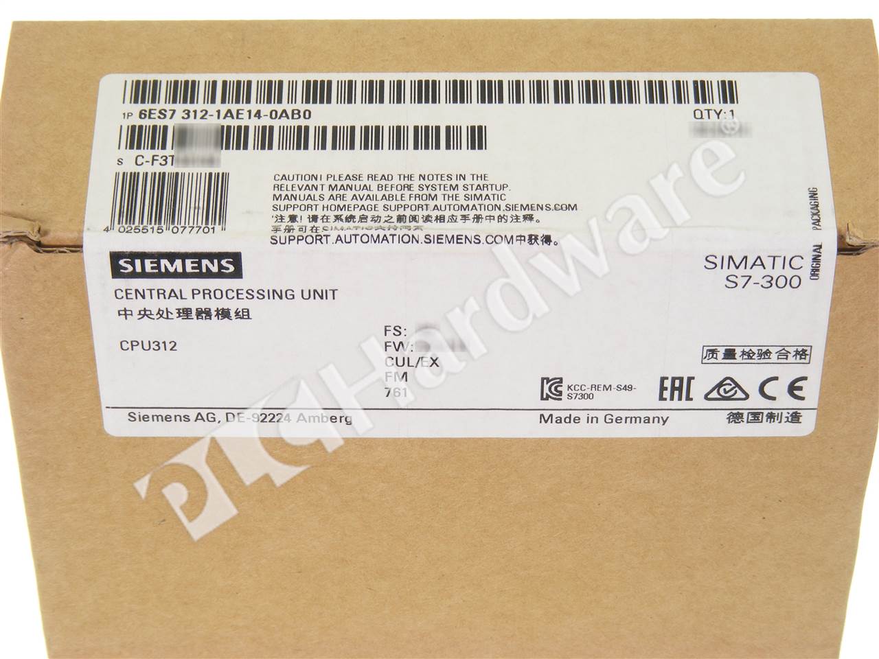 6ES7312-1AE14-0AB0 8