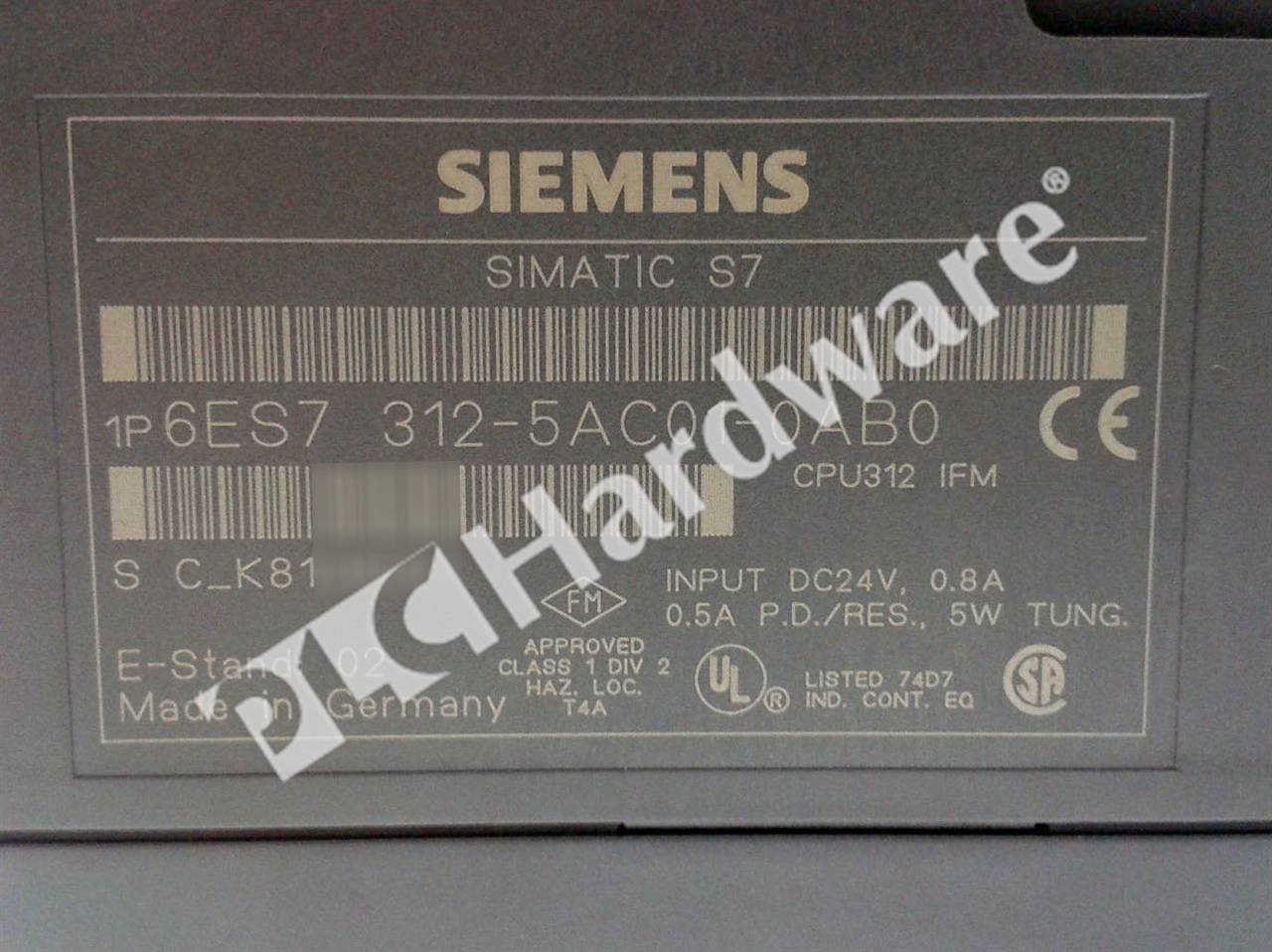 6ES7312-5AC01-0AB0 3
