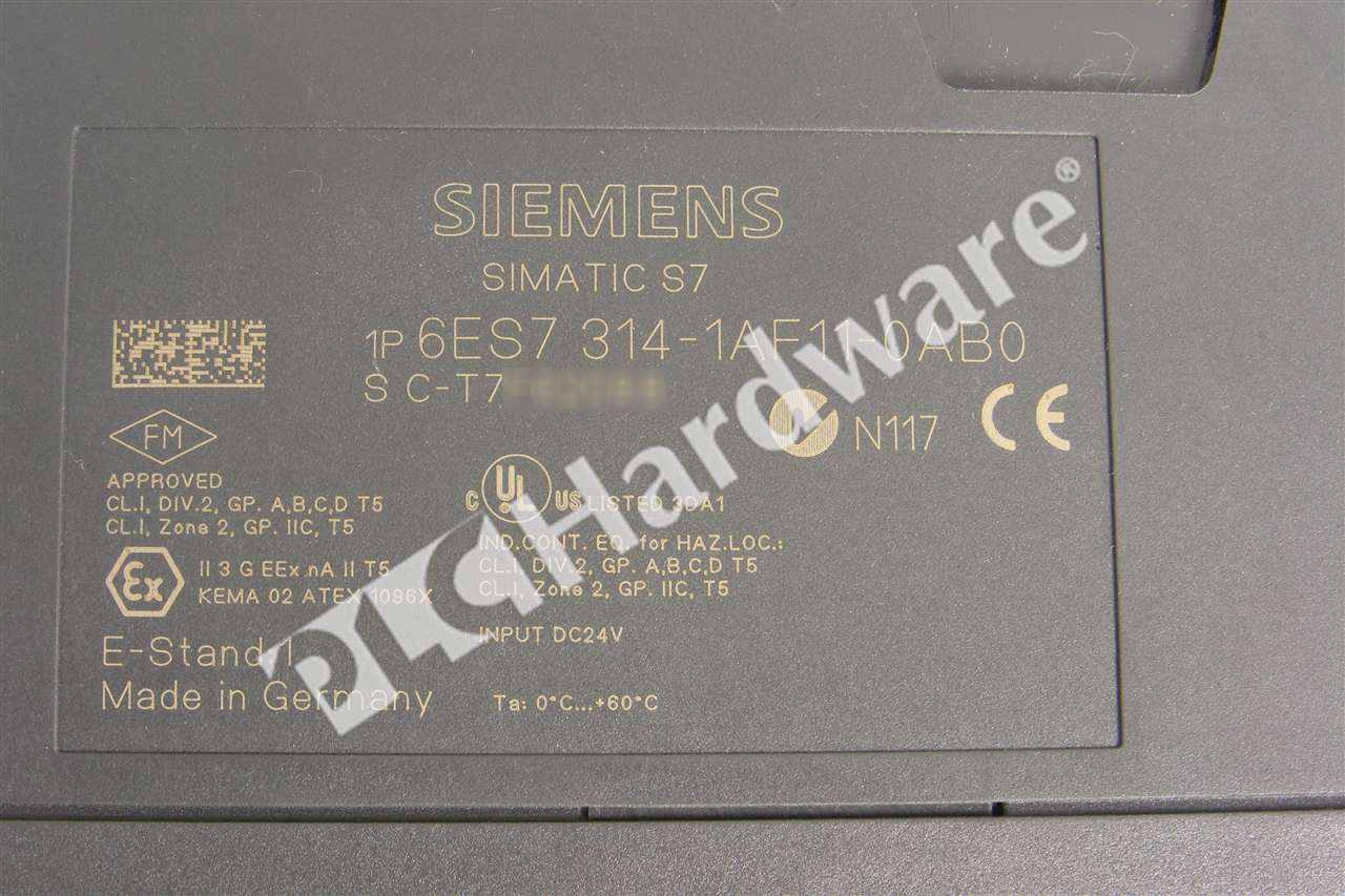6ES7314-1AF11-0AB0 4