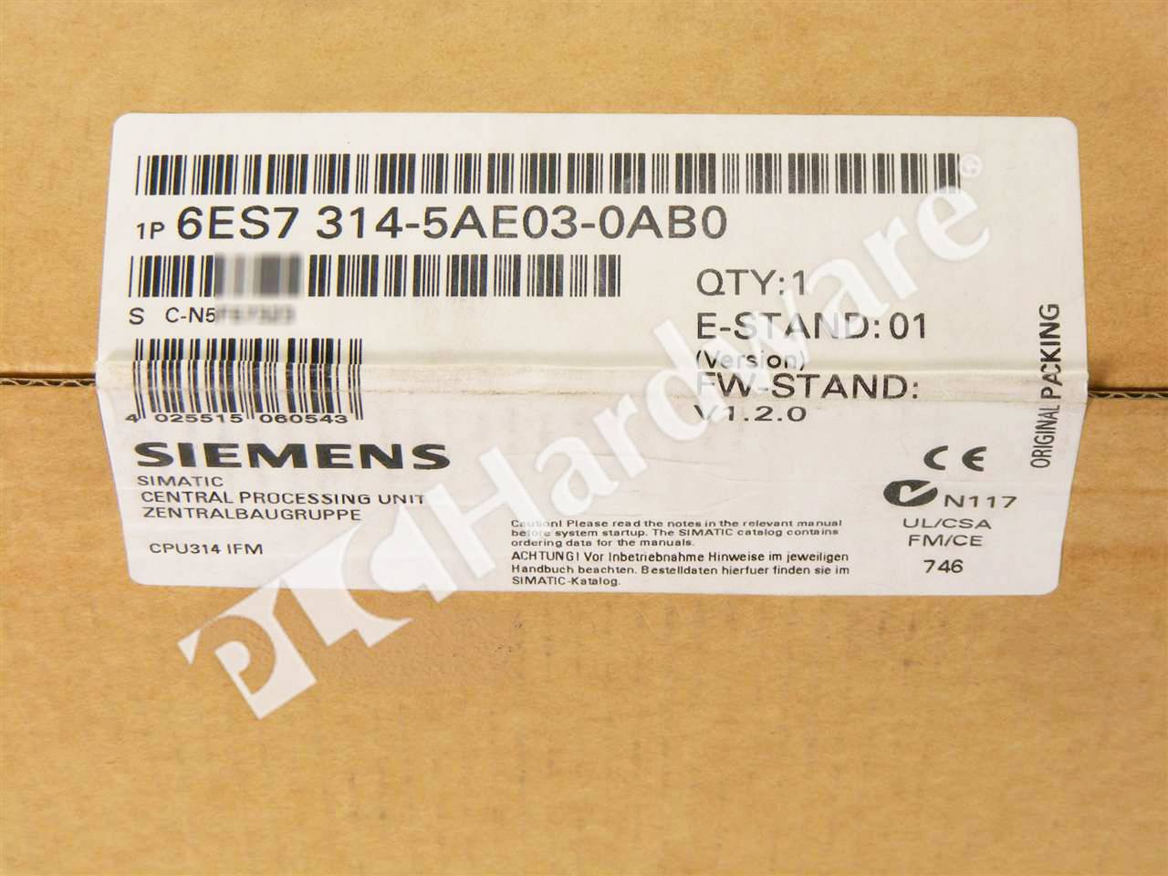6ES7314-5AE03-0AB0 7