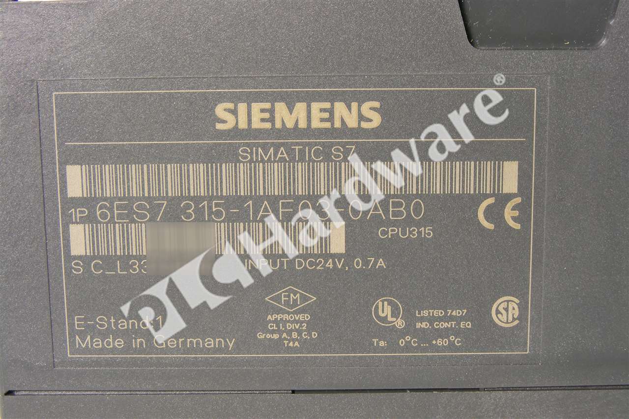 6ES7315-1AF03-0AB0 7