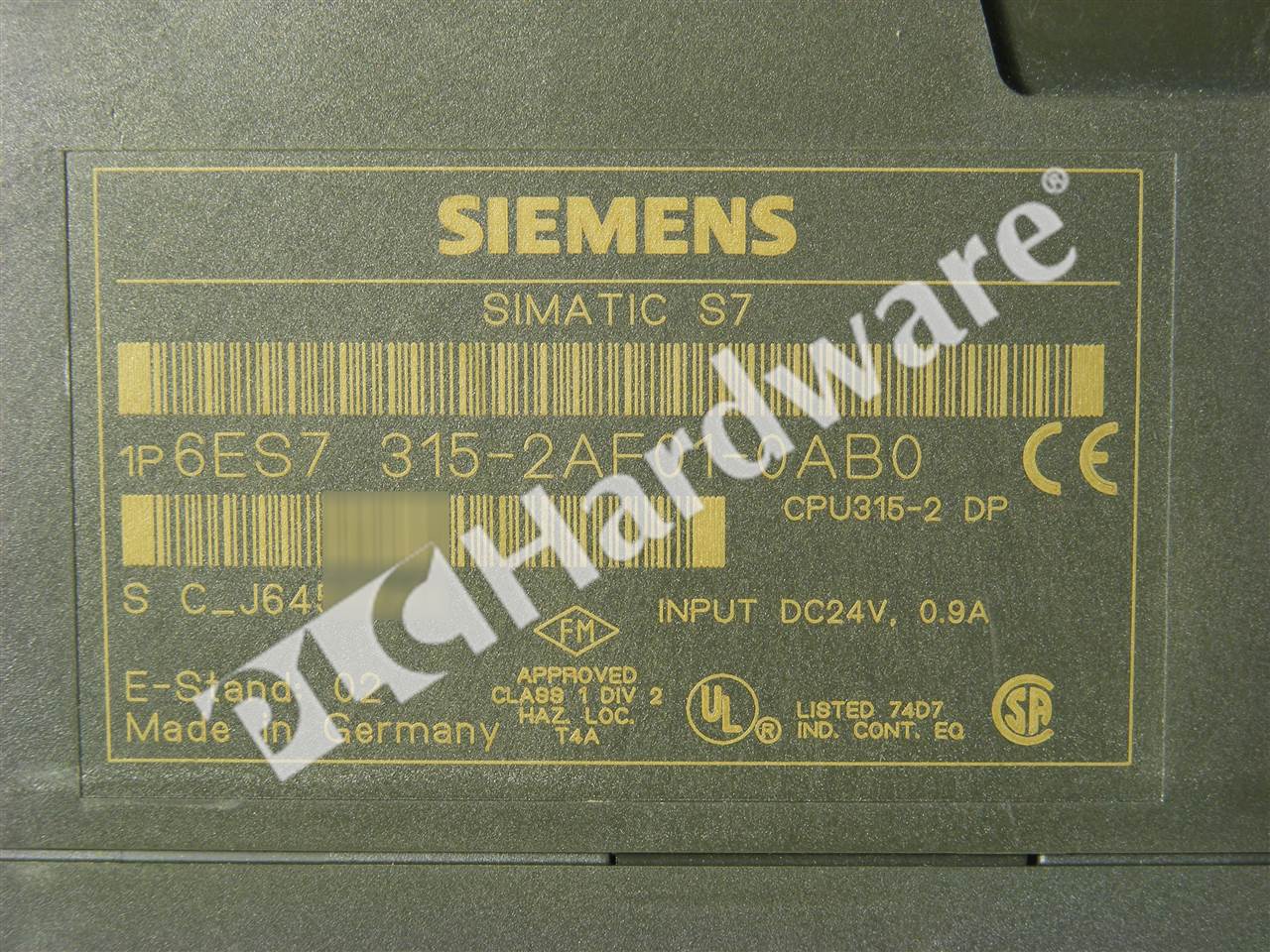 6ES7315-2AF01-0AB0 8