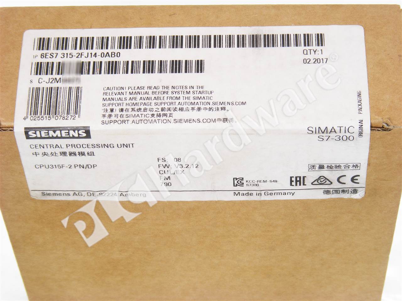 6ES7315-2FJ14-0AB0 8