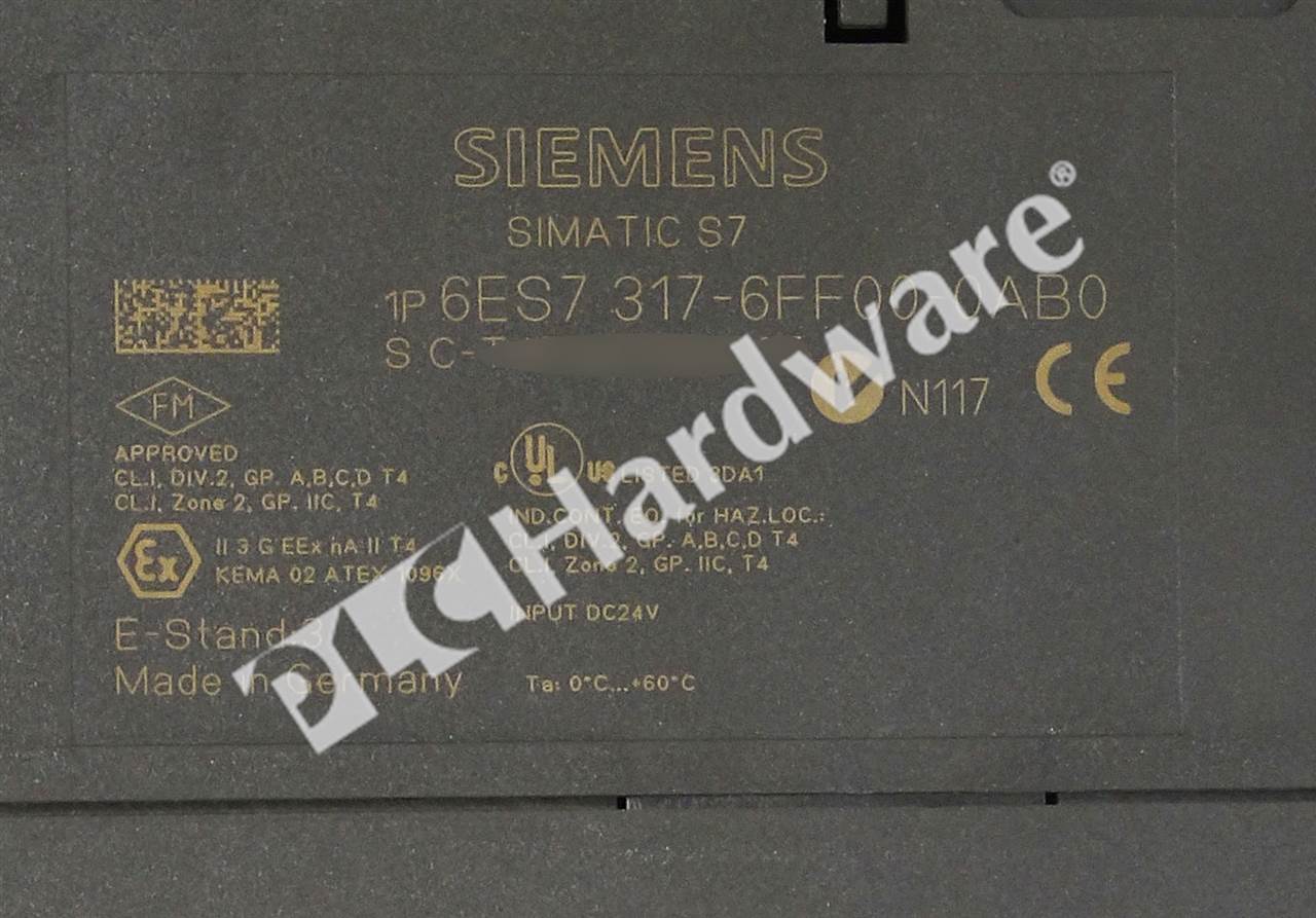 6ES7317-6FF00-0AB0 7