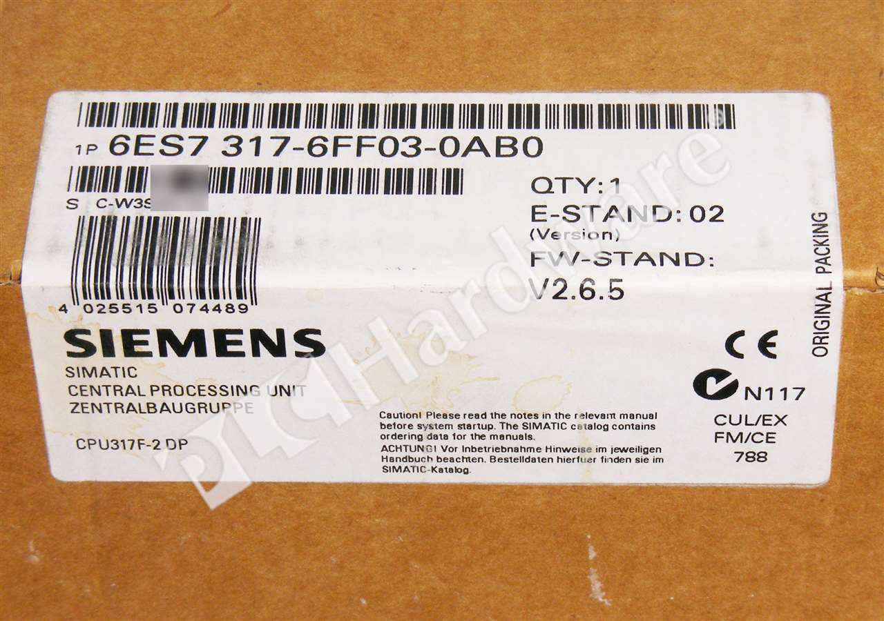 6ES7317-6FF03-0AB0 8