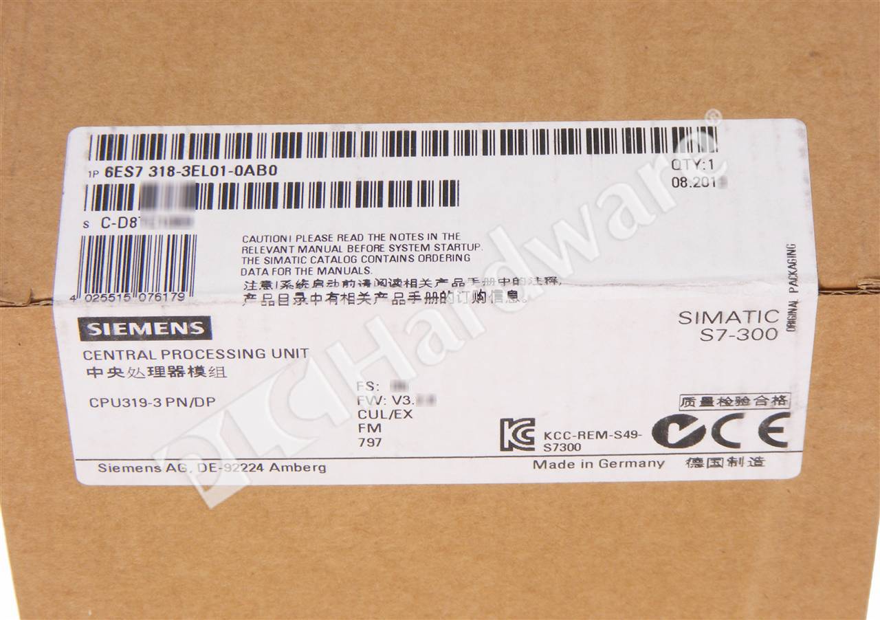 6ES7318-3EL01-0AB0 1