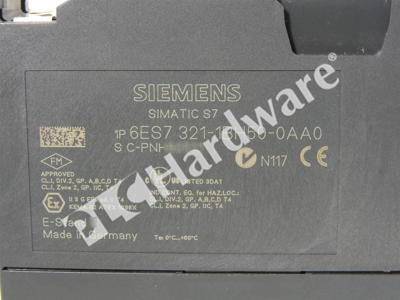 02 Siemens Simatic S7 6ES7 321-1BH50-0AA0 E-Stand