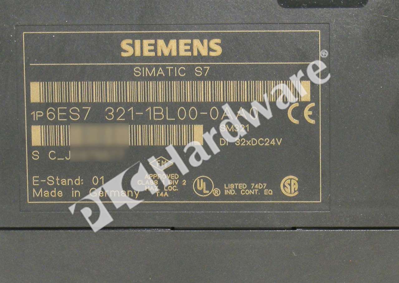 di 32xdc24v//e-Stand 01 — used Siemens Simatic s7 6es7 321-1bl00-0aa0 sm21
