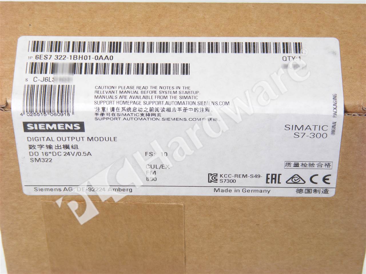 6ES7322-1BH01-0AA0 1