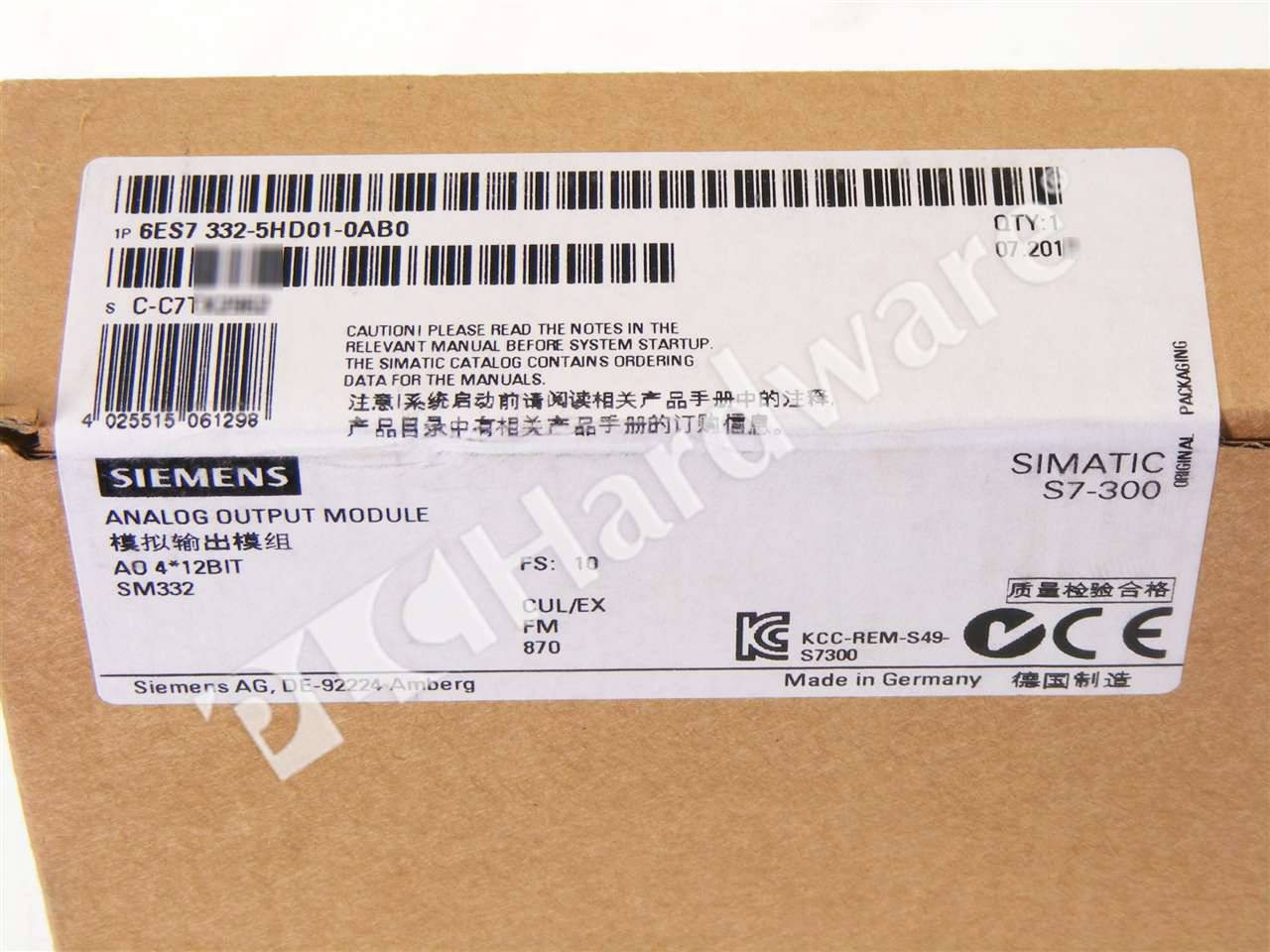 6ES7332-5HD01-0AB0 8
