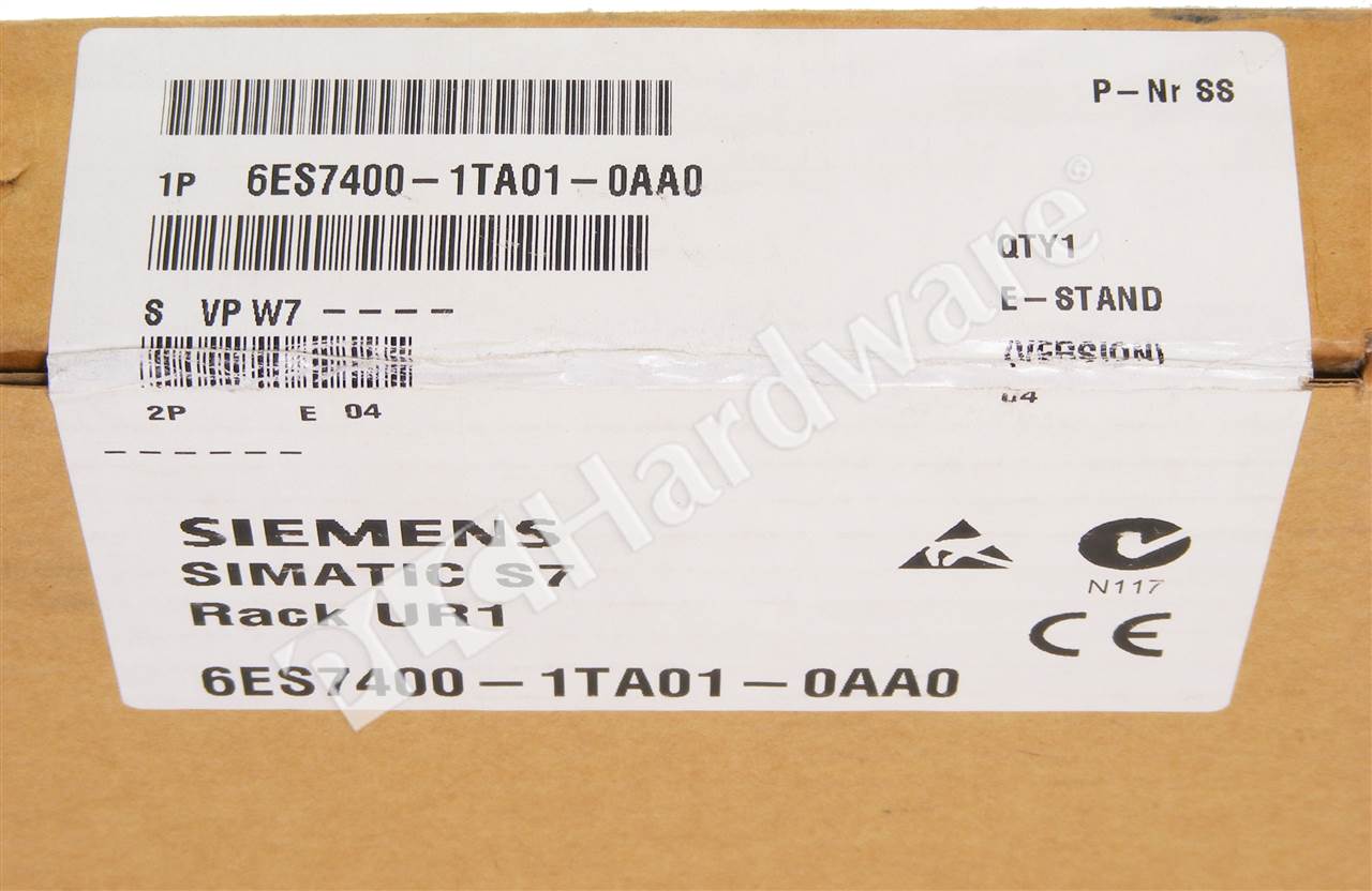 Siemens Simatic s7 rack ur1 6es7400-1ta01-0aa0 6es7-400-1ta01-0aa0