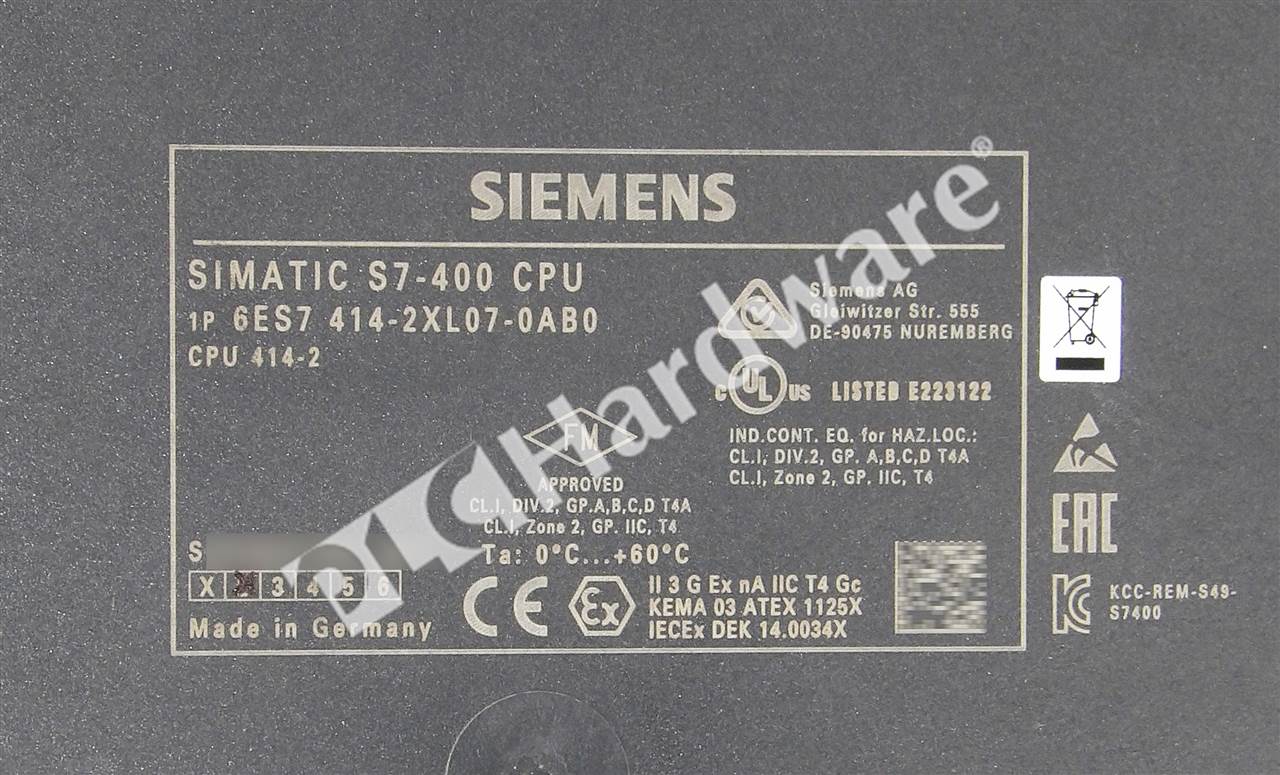 6ES7414-2XL07-0AB0 6