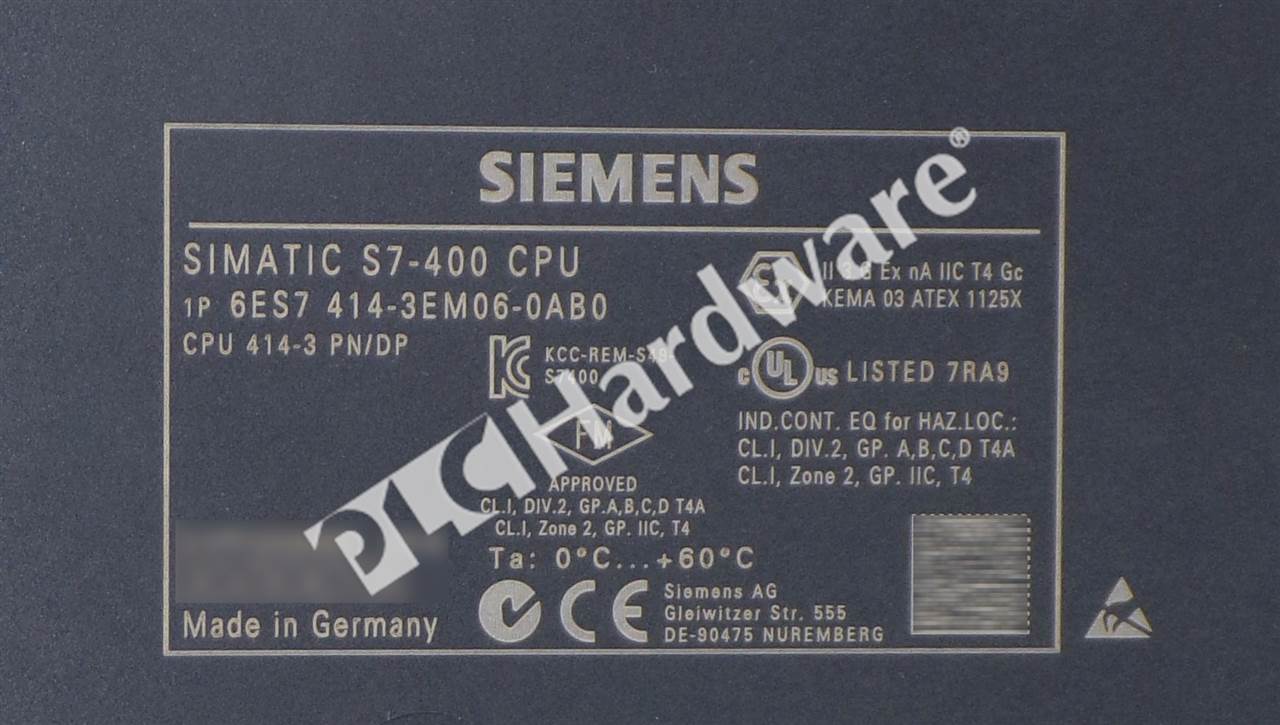 6ES7414-3EM06-0AB0 7