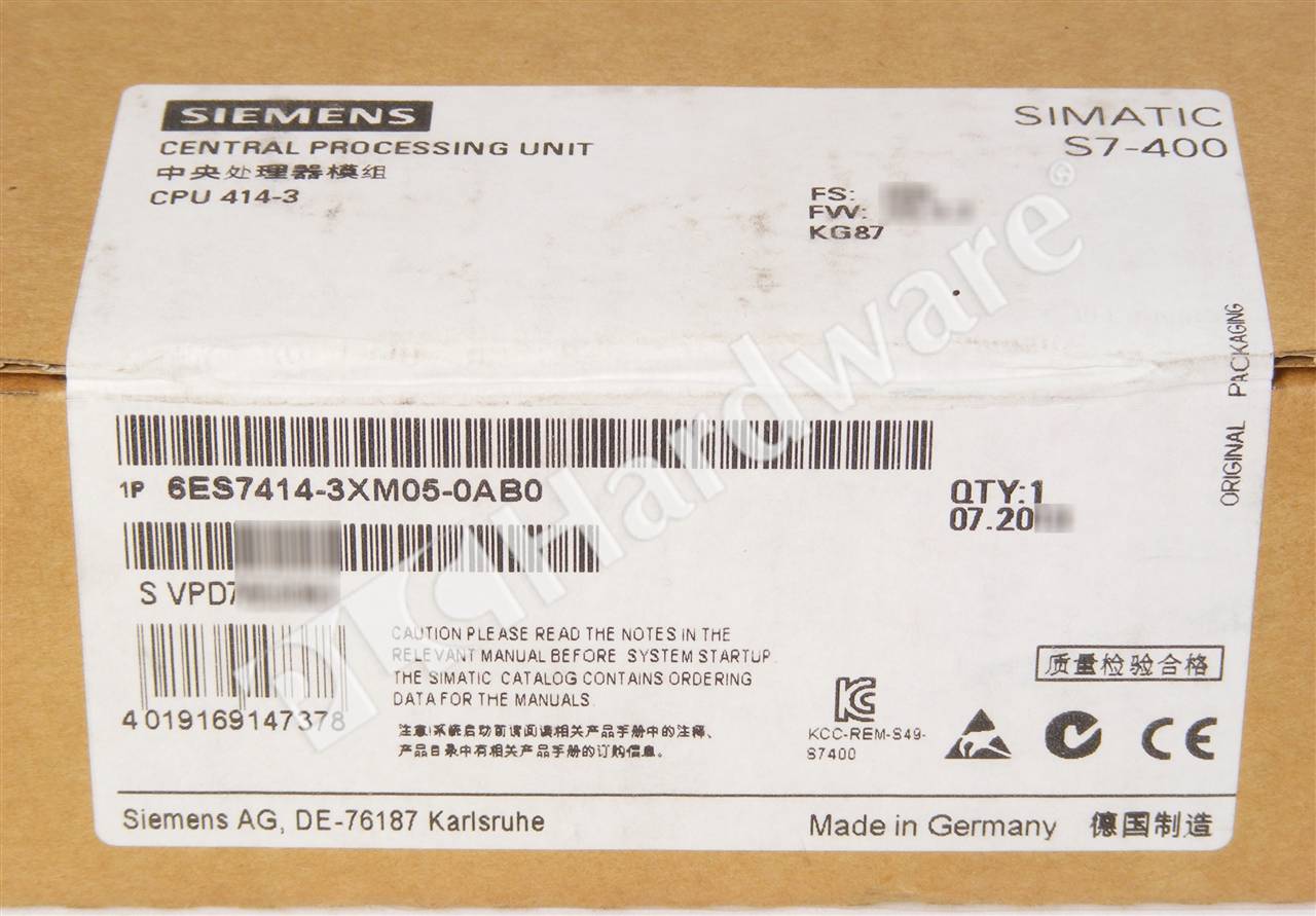 6ES7414-3XM05-0AB0 1