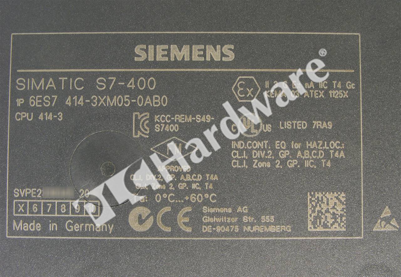 6ES7414-3XM05-0AB0 8