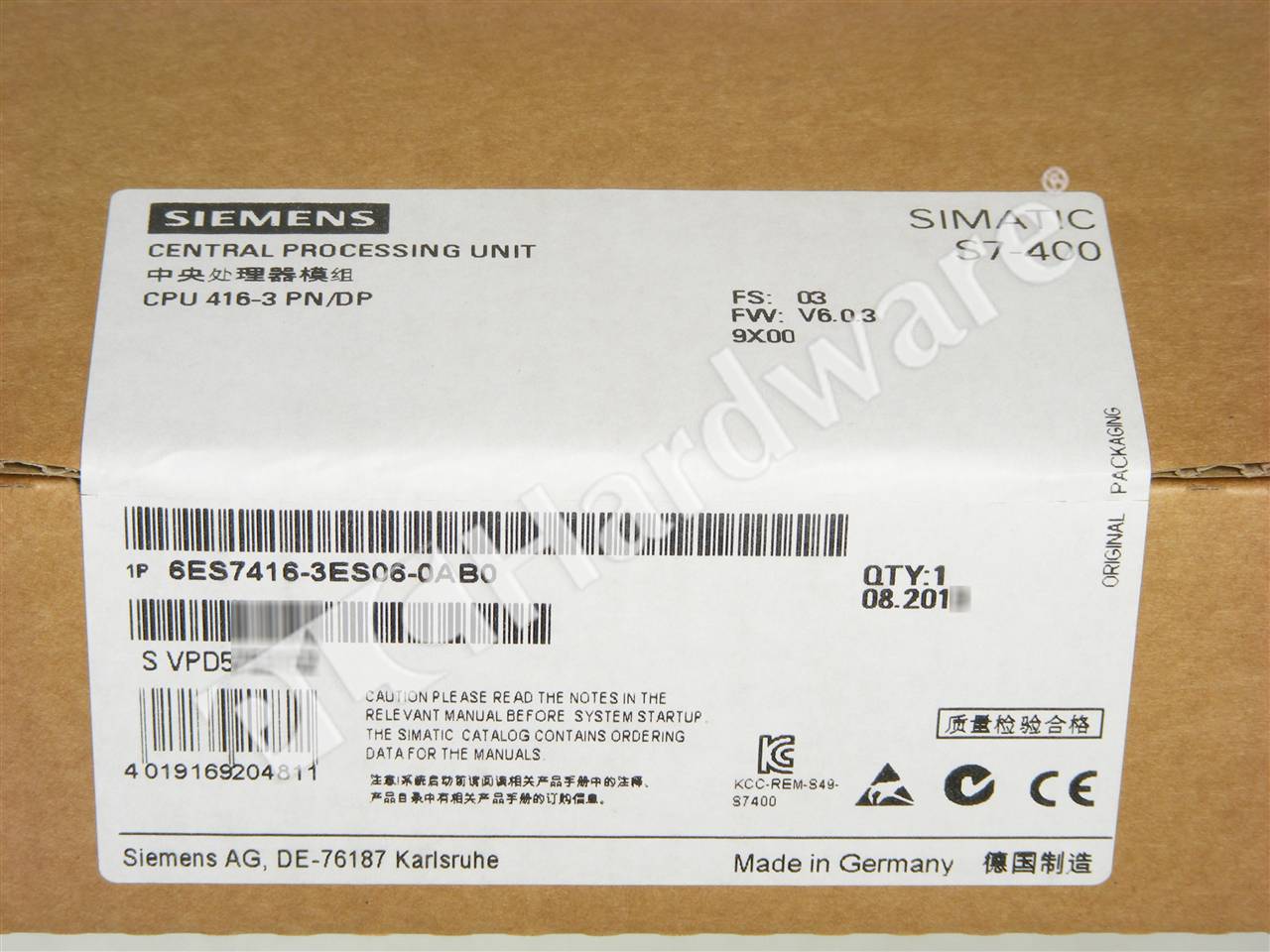 6ES7416-3ES06-0AB0 3