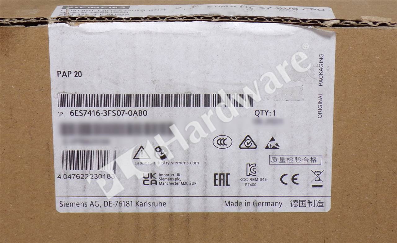 6ES7416-3FS07-0AB0 8