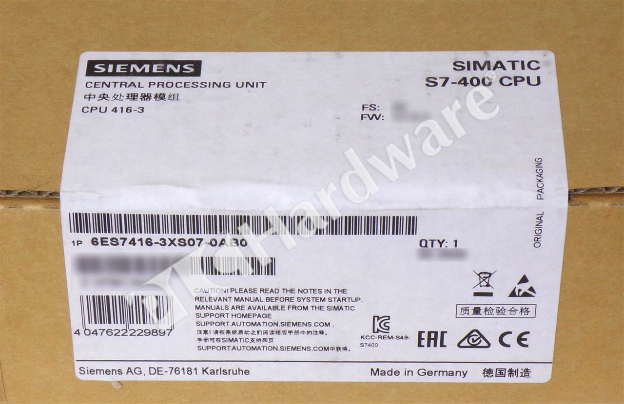 6ES7416-3XS07-0AB0 8